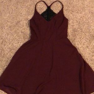 Burgundy homecoming dress from dillards. Size medium